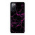 VIOLET ABSTRACT SMOKED GRID Samsung Galaxy S20 FE Case Cover