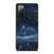 NAVY BLUE STAR FABRIC TEXTURE Samsung Galaxy S20 FE Case Cover