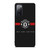 MANCHESTER UNITED BLACK Samsung Galaxy S20 FE Case Cover