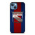 NEW YORK RANGERS LOGO METAL iPhone 13 Case Cover