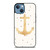 NAUTICAL ANCHOR POLKADOT iPhone 13 Case Cover