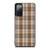 BROWN PLAID PATTERN Samsung Galaxy S20 FE Case Cover