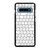 WHITE KEYBOARD PATTERN Samsung Galaxy S10 Plus Case Cover
