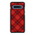 RED TARTAN CROSS PATTERN Samsung Galaxy S10 Plus Case Cover