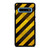 BLACK YELLOW POLICE LINE STRIPE Samsung Galaxy S10 Plus Case Cover