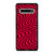 WAVY RED PATTERN Samsung Galaxy S10 Case Cover
