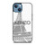 KENZO PARIS EIFFEL TOWER iPhone 13 Case Cover