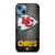 KANSAS CITY CHIEFS METAL LOGO iPhone 13 Case Cover