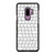 WHITE KEYBOARD PATTERN Samsung Galaxy S9 Plus Case Cover