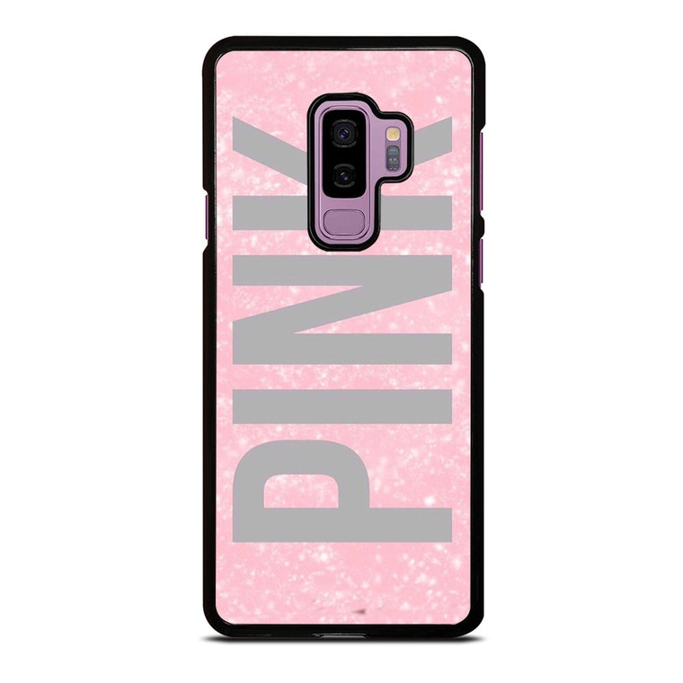 VICTORIA'S SECRET PINK SPARKLE LOGO Samsung Galaxy S9 Plus Case Cover