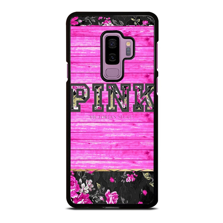VICTORIA'S SECRET PINK FLORAL Samsung Galaxy S9 Plus Case Cover