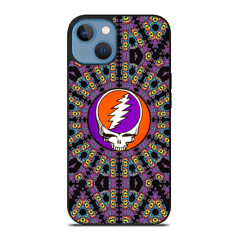 GRATEFUL DEAD PUPLE LOGO iPhone 13 Case Cover