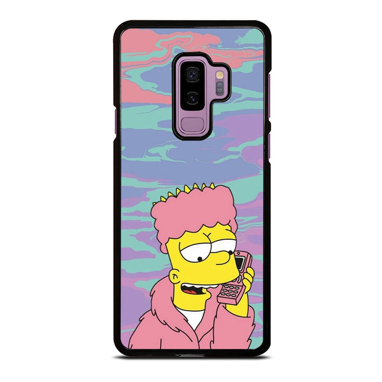 TIE DYE PATTERN BART SIMPSON Samsung Galaxy S9 Plus Case Cover