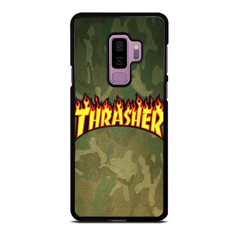 THRASHER LOGO CAMO FABRIC Samsung Galaxy S9 Plus Case Cover