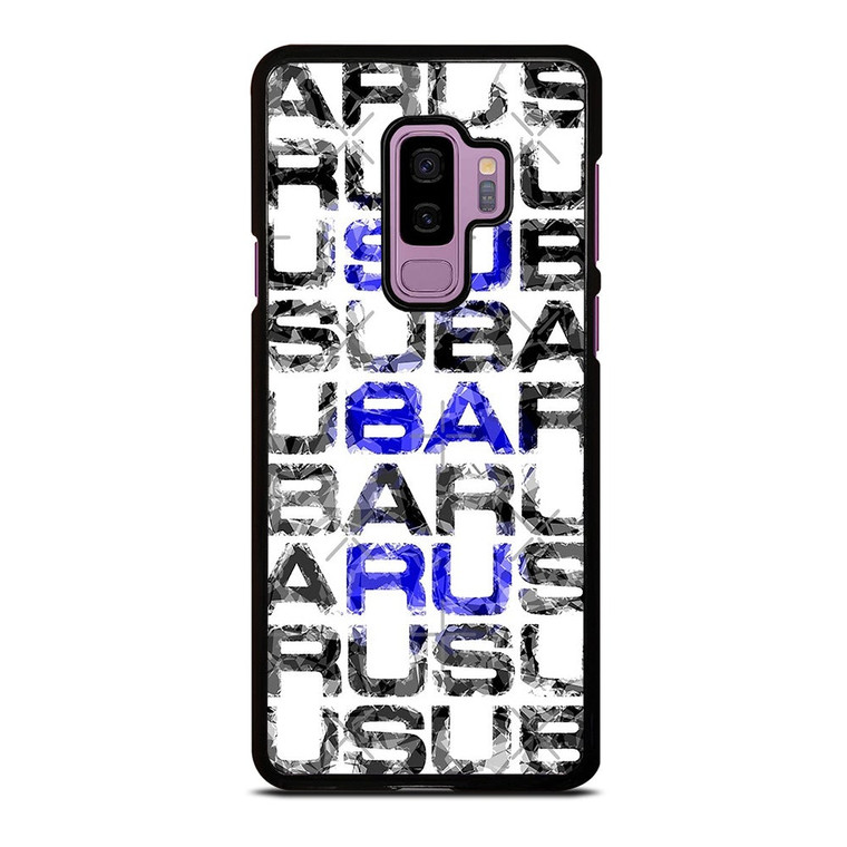 SUBARU CROSSWORD PUZZLE Samsung Galaxy S9 Plus Case Cover