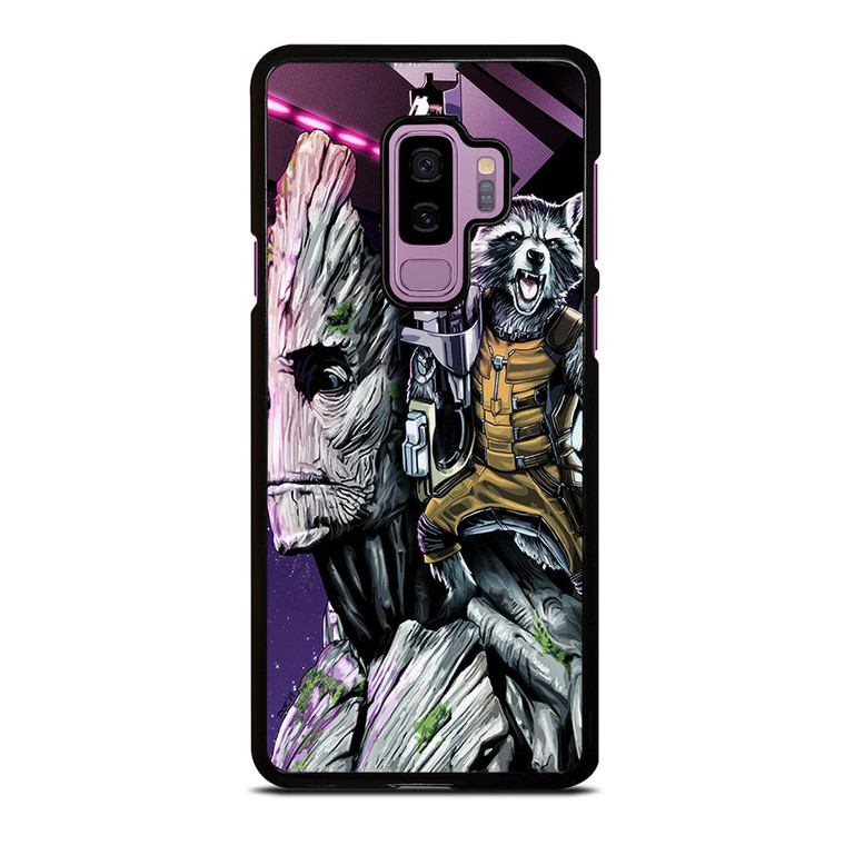 ROCKET RACCOON AND GROOT MARVEL Samsung Galaxy S9 Plus Case Cover