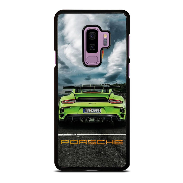 PORSCHE LOGO GREEN CAR Samsung Galaxy S9 Plus Case Cover