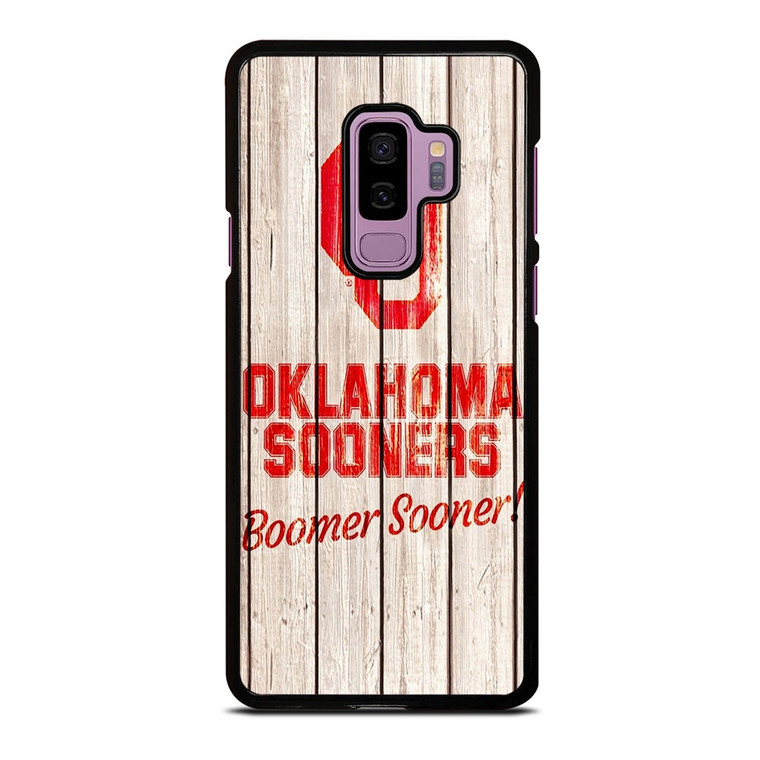 OKLAHOMA SOONERS WOODEN LOGO Samsung Galaxy S9 Plus Case Cover