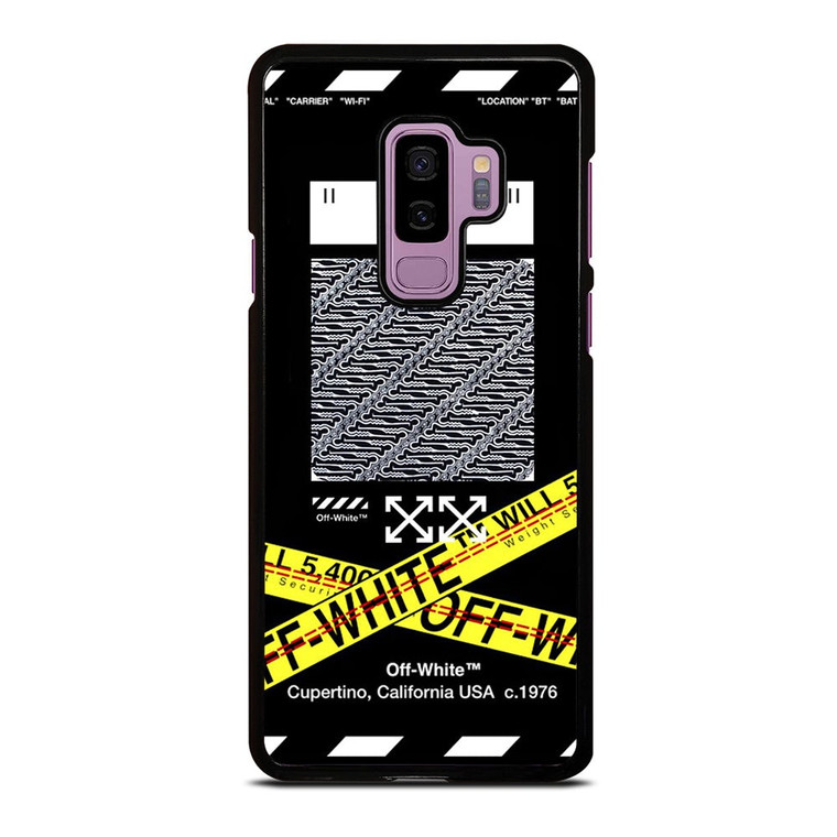 OFF WHITE X BATIK Samsung Galaxy S9 Plus Case Cover