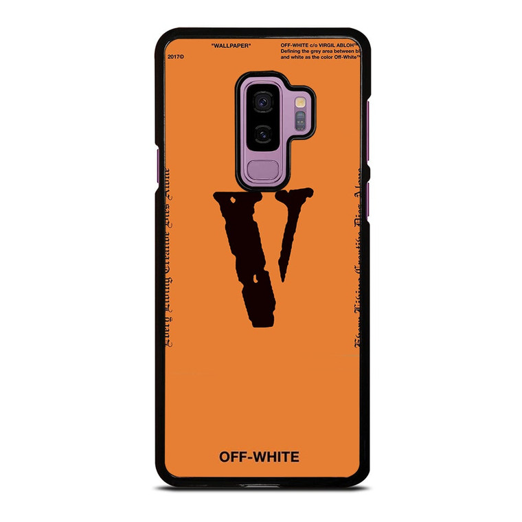 OFF WHITE V LONE LOGO Samsung Galaxy S9 Plus Case Cover