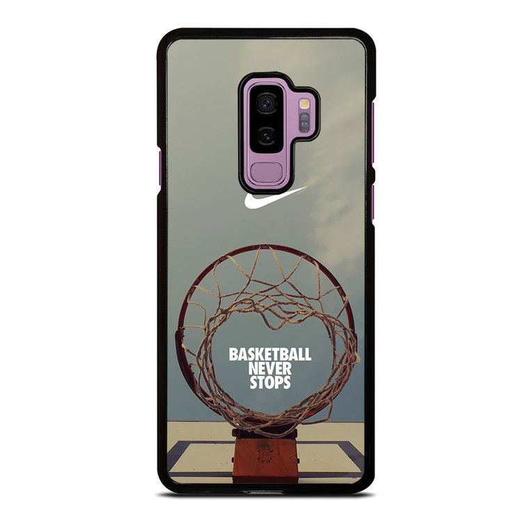 NIKE BASKETBALL NEVER STOPS RING Samsung Galaxy S9 Plus Case Cover