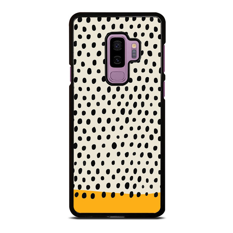 MUSTARD POLKADOTS PATTERN Samsung Galaxy S9 Plus Case Cover