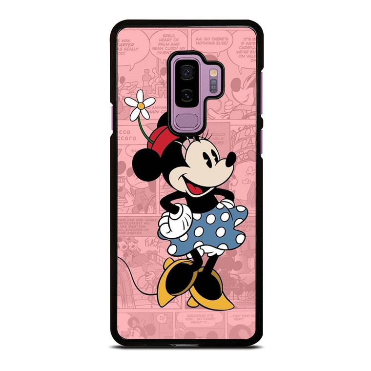 MINNIE MOUSE DISNEY COMIC Samsung Galaxy S9 Plus Case Cover