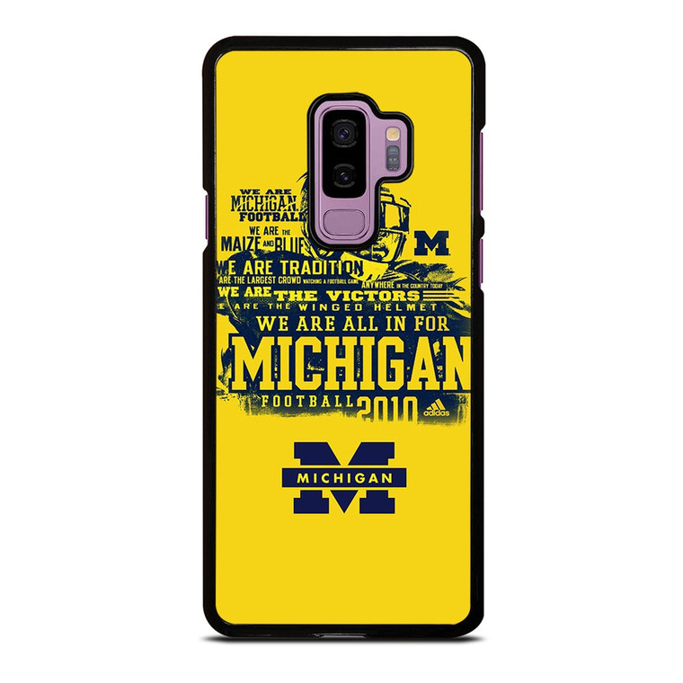 MICHIGAN WOLVERINES QUOTE NFL Samsung Galaxy S9 Plus Case Cover