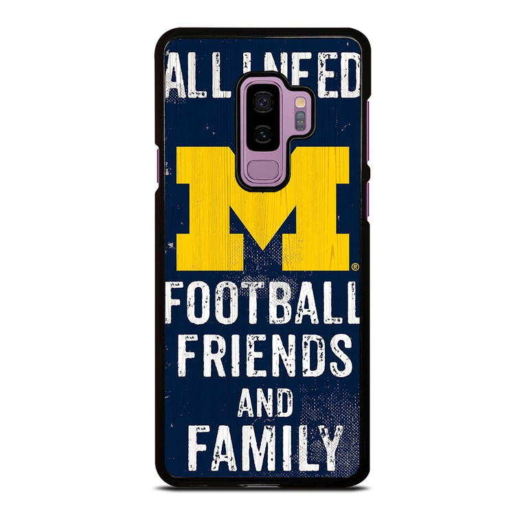 MICHIGAN WOLVERINES FOOTBALL QUOTES Samsung Galaxy S9 Plus Case Cover