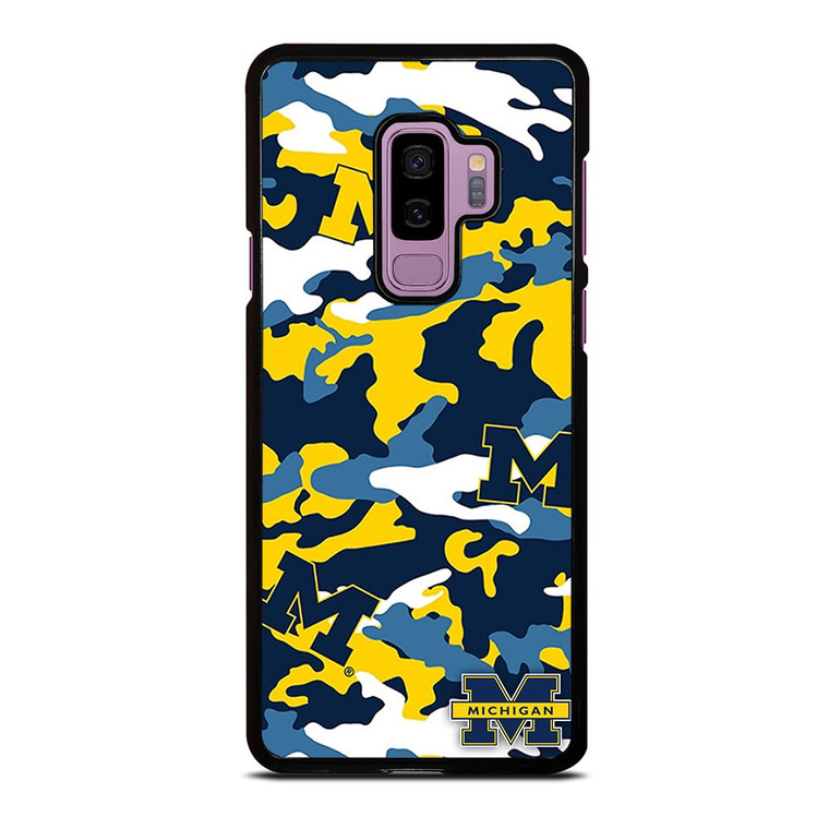 MICHIGAN WOLVERINES FOOTBALL CAMO Samsung Galaxy S9 Plus Case Cover