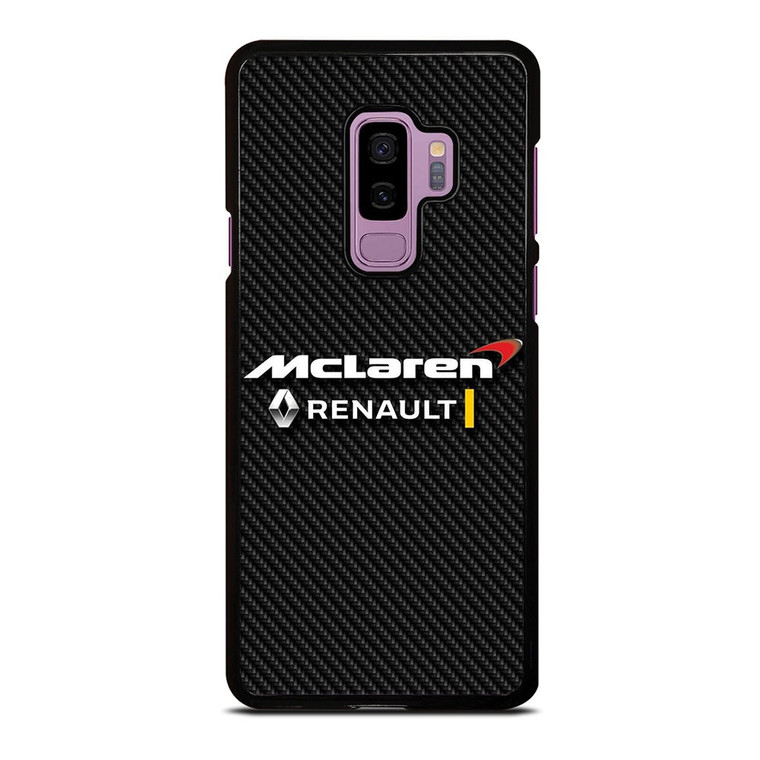 MCLAREN RENAULT LOGO CARBON. Samsung Galaxy S9 Plus Case Cover