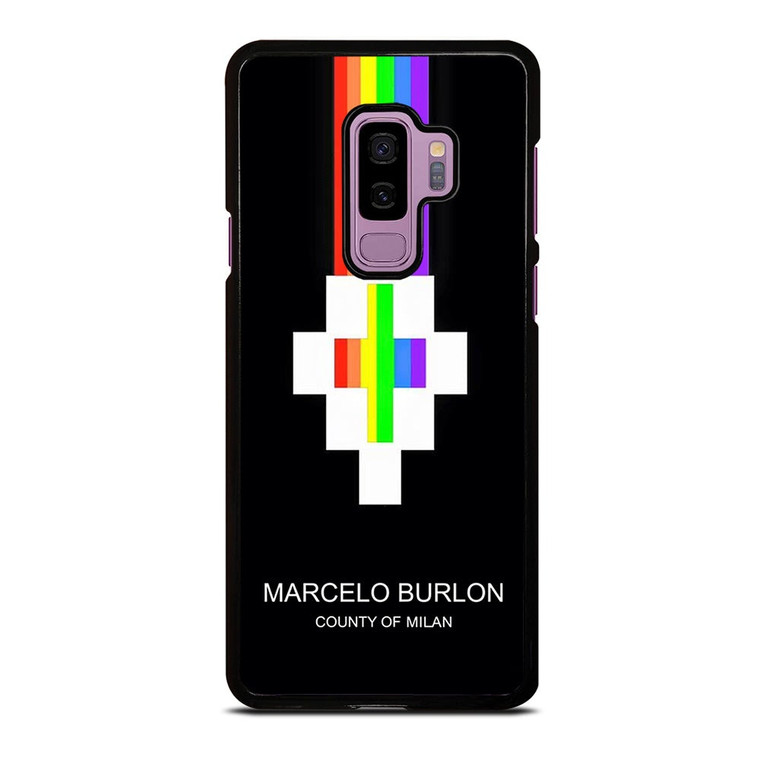 MARCELO BURLON MILAN RAINBOW LOGO Samsung Galaxy S9 Plus Case Cover
