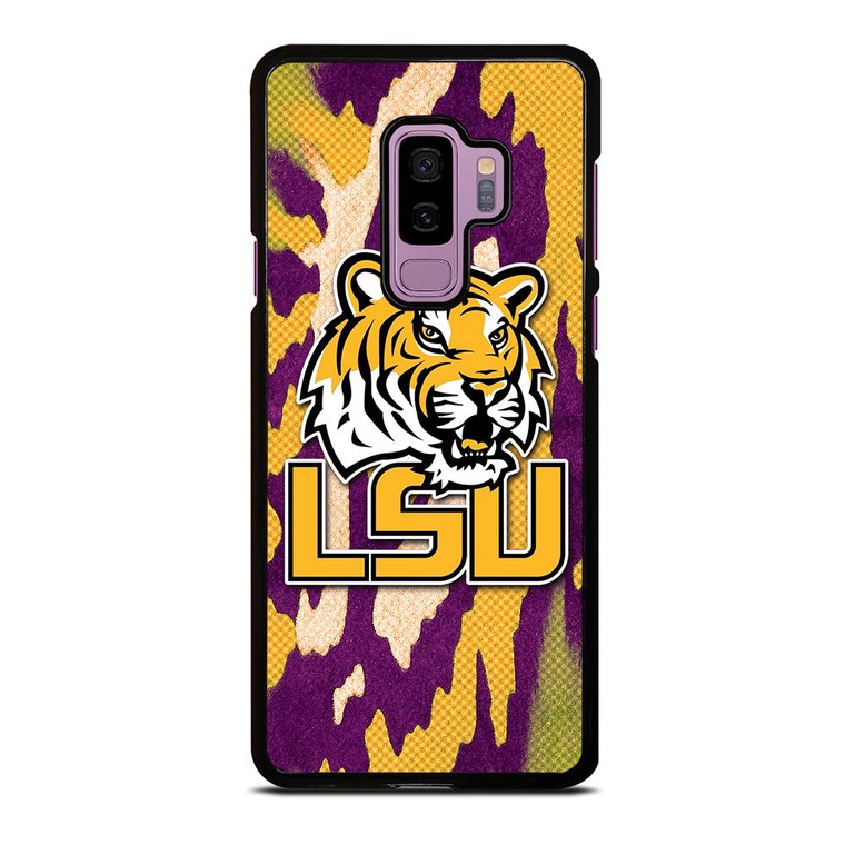 LSU TIGERS FOOTBALL HALFTONE Samsung Galaxy S9 Plus Case Cover