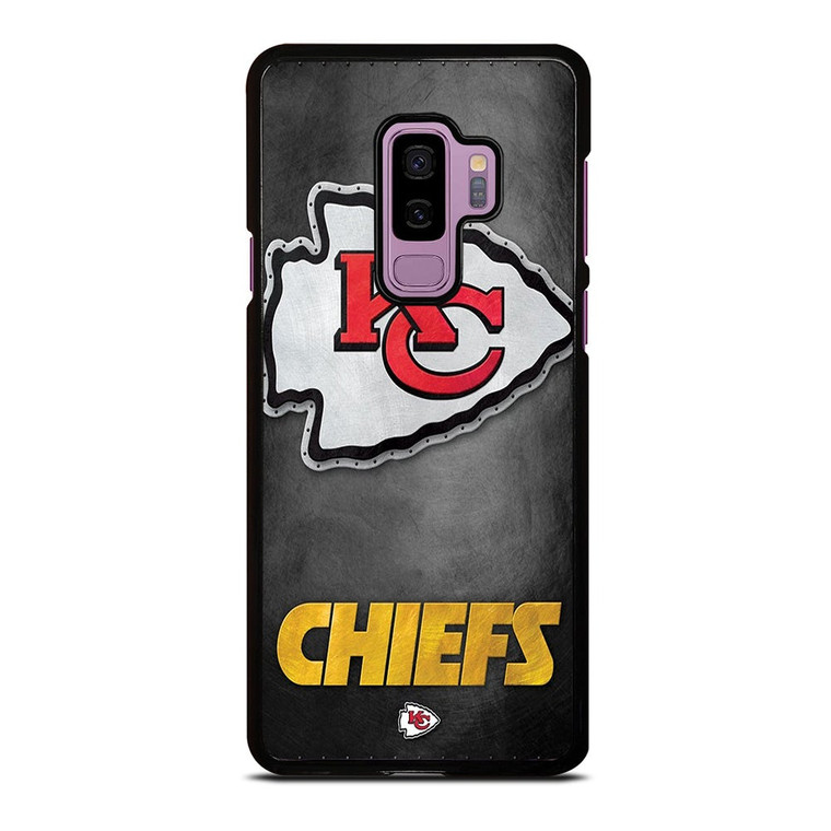 KANSAS CITY CHIEFS METAL LOGO Samsung Galaxy S9 Plus Case Cover