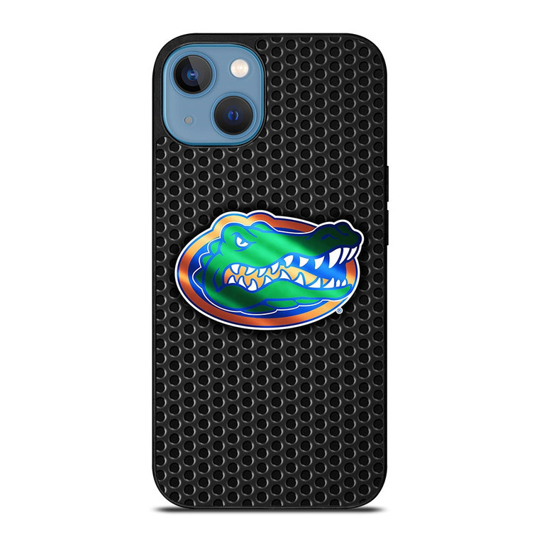 FLORIDA GATORS METAL ICON iPhone 13 Case Cover