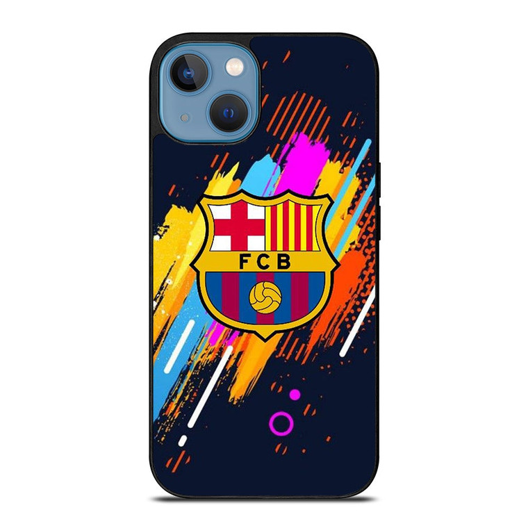 FC BARCELONA ART LOGO iPhone 13 Case Cover