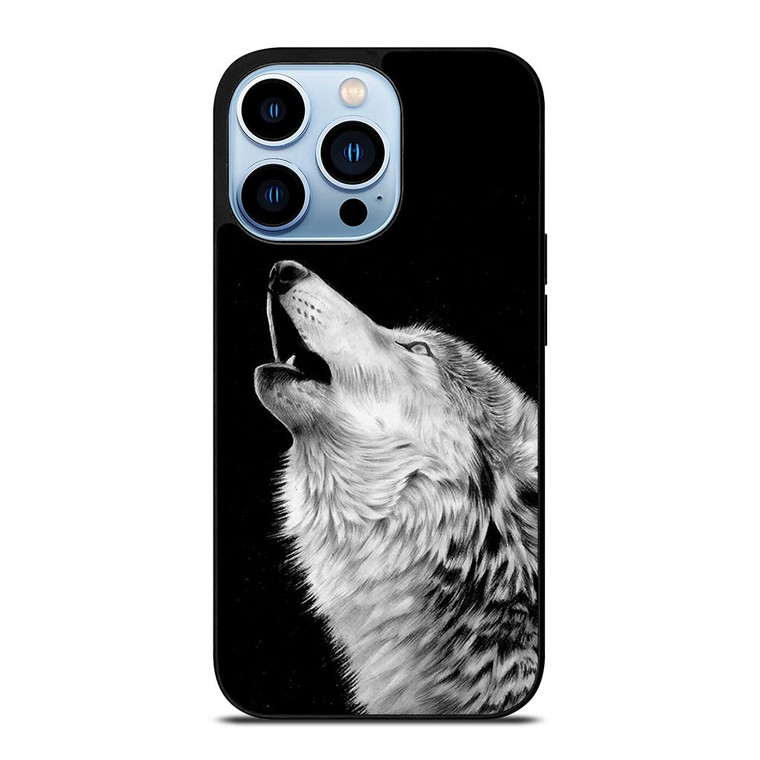 ROAR WHITE WOLF iPhone 13 Pro Max Case Cover
