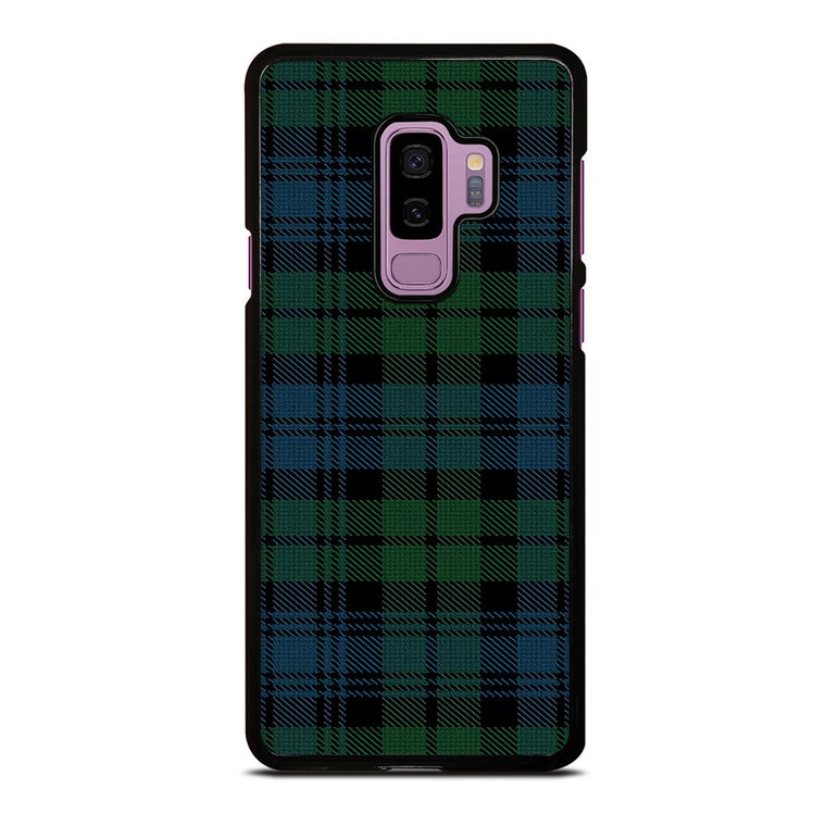 GREEN BLUE TARTAN PATTERN Samsung Galaxy S9 Plus Case Cover GREEN BLUE TARTAN PATTERN Samsung Galaxy S9 Plus Case Cover