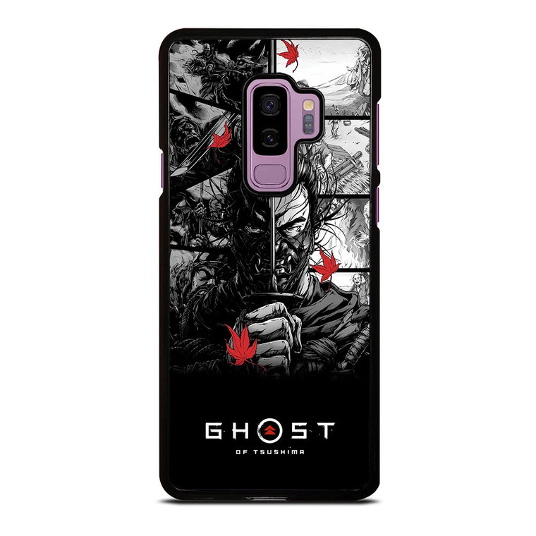 GHOST OF TSUSHIMA LOGO BLACK WHITE Samsung Galaxy S9 Plus Case Cover
