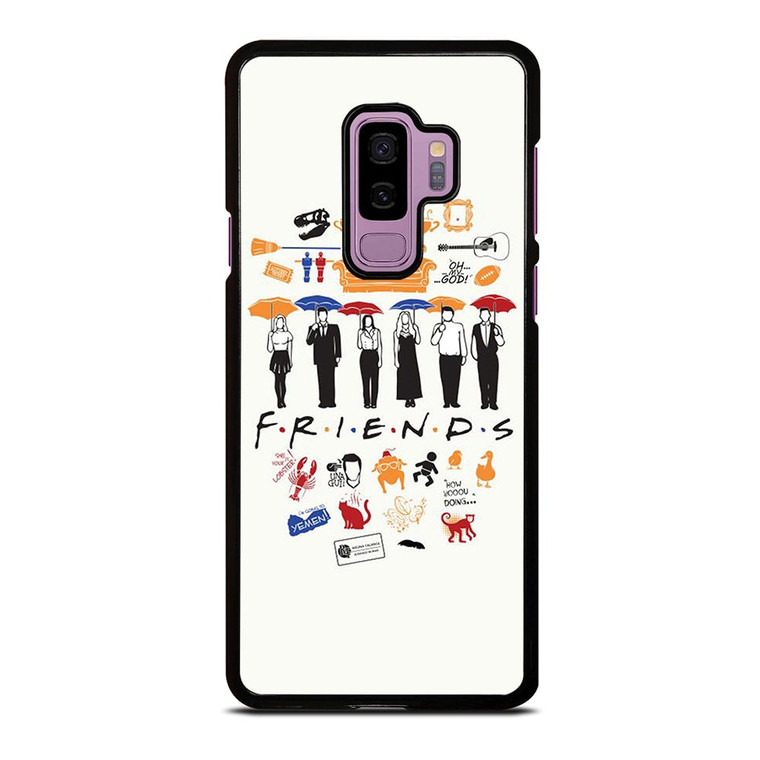 FRIENDS TV SHOW CLIP ART Samsung Galaxy S9 Plus Case Cover