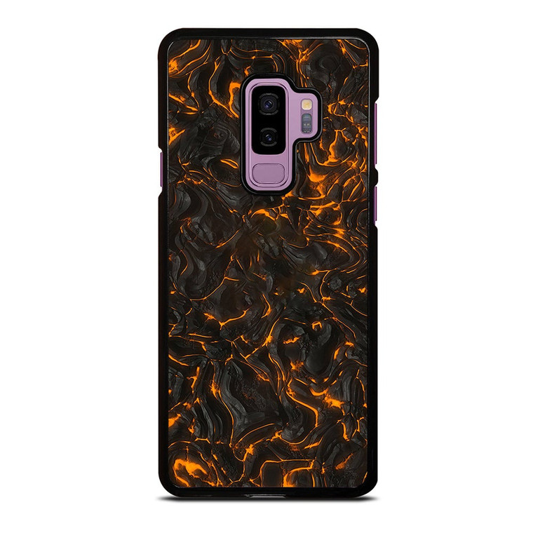 FIRE AND LAVA TEXTURES Samsung Galaxy S9 Plus Case Cover