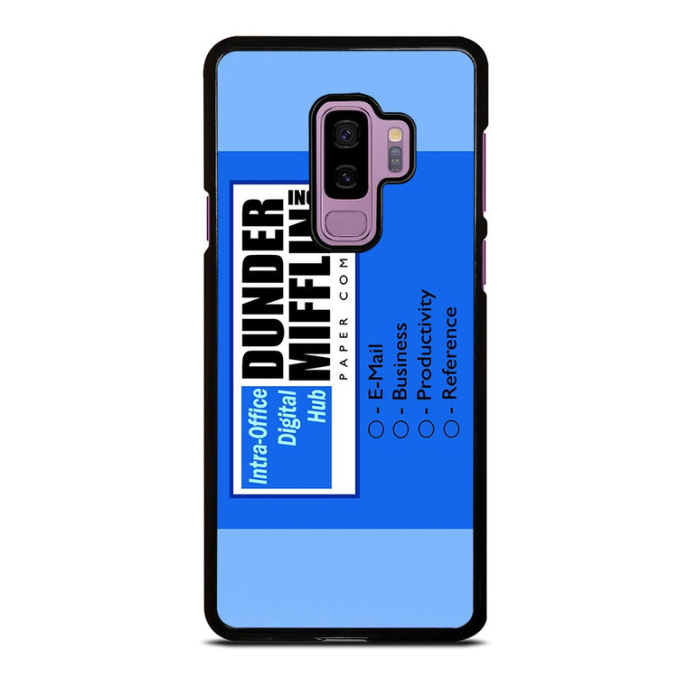 DUNDER MIFFLIN INTRA OFFICE DIGITAL HUB LOGO Samsung Galaxy S9 Plus Case Cover