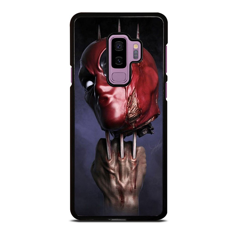 DEADPOOL VS LOGAN WOLVERINE Samsung Galaxy S9 Plus Case Cover