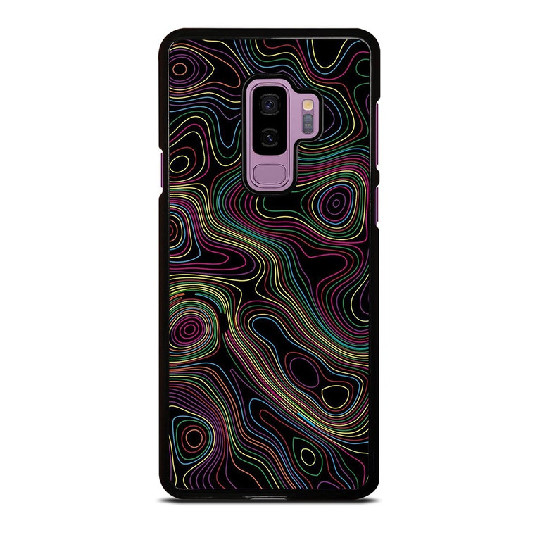 COLORFUL ABSTRACT LINES Samsung Galaxy S9 Plus Case Cover