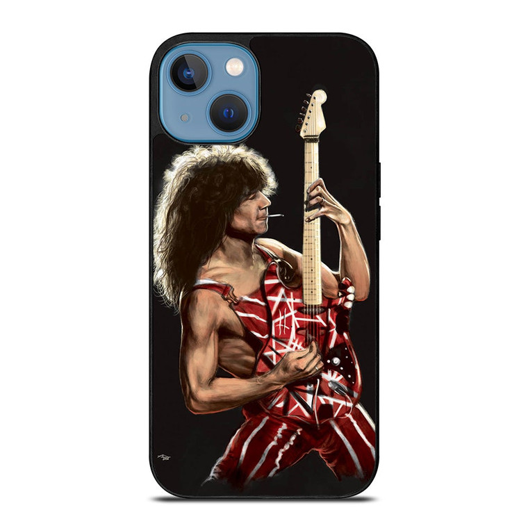 EDDIE VAN HALEN AND GUITAR iPhone 13 Case Cover