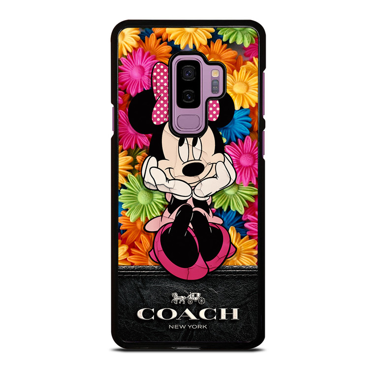 COACH MINNIE MOUSE FLOWER Samsung Galaxy S9 Plus Case Cover