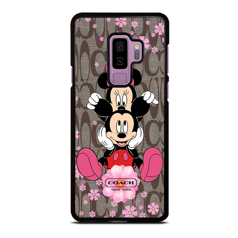 COACH MICKEY and MINNIE MOUSE Samsung Galaxy S9 Plus Case Cover