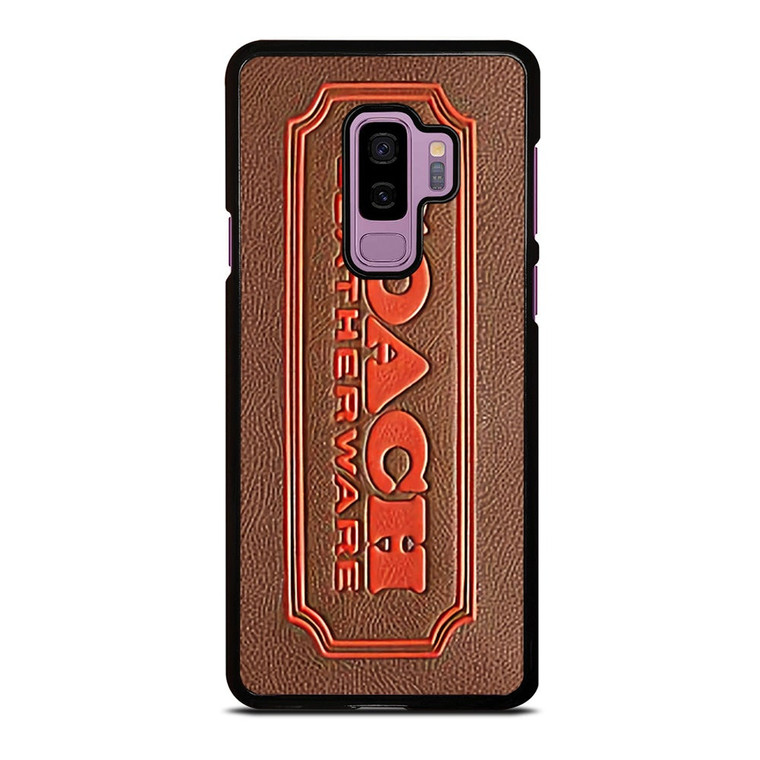 COACH LEATHERWARE EMBOSS Samsung Galaxy S9 Plus Case Cover