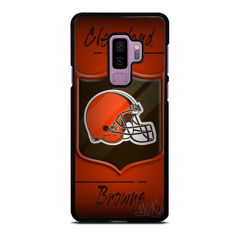 CLEVELAND BROWNS HELMET LOGO Samsung Galaxy S9 Plus Case Cover