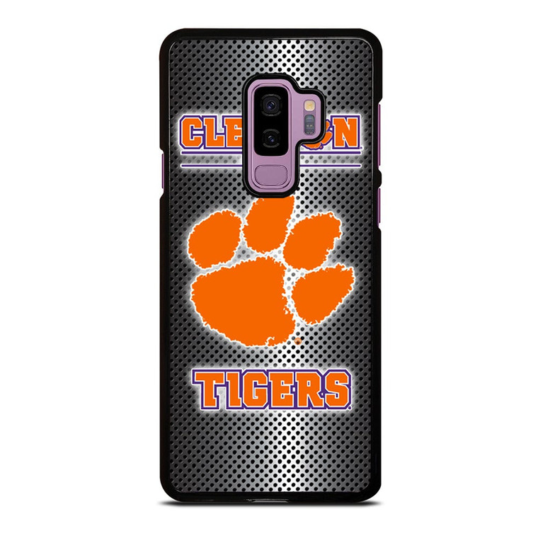 CLEMSON TIGERS METAL LOGO Samsung Galaxy S9 Plus Case Cover
